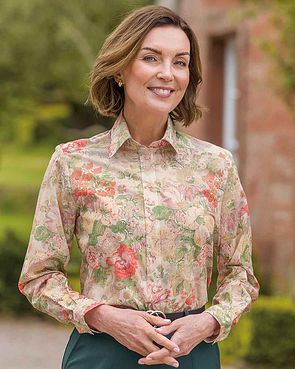 Ladies' floral blouses